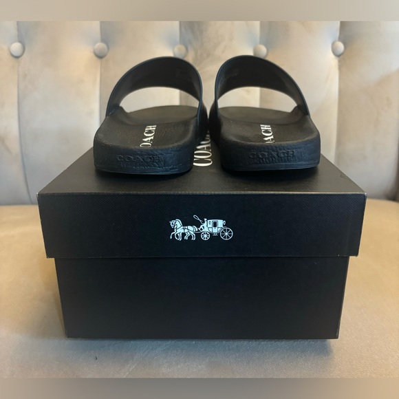 COACH rubber slide sandals - Picture 5 of 9